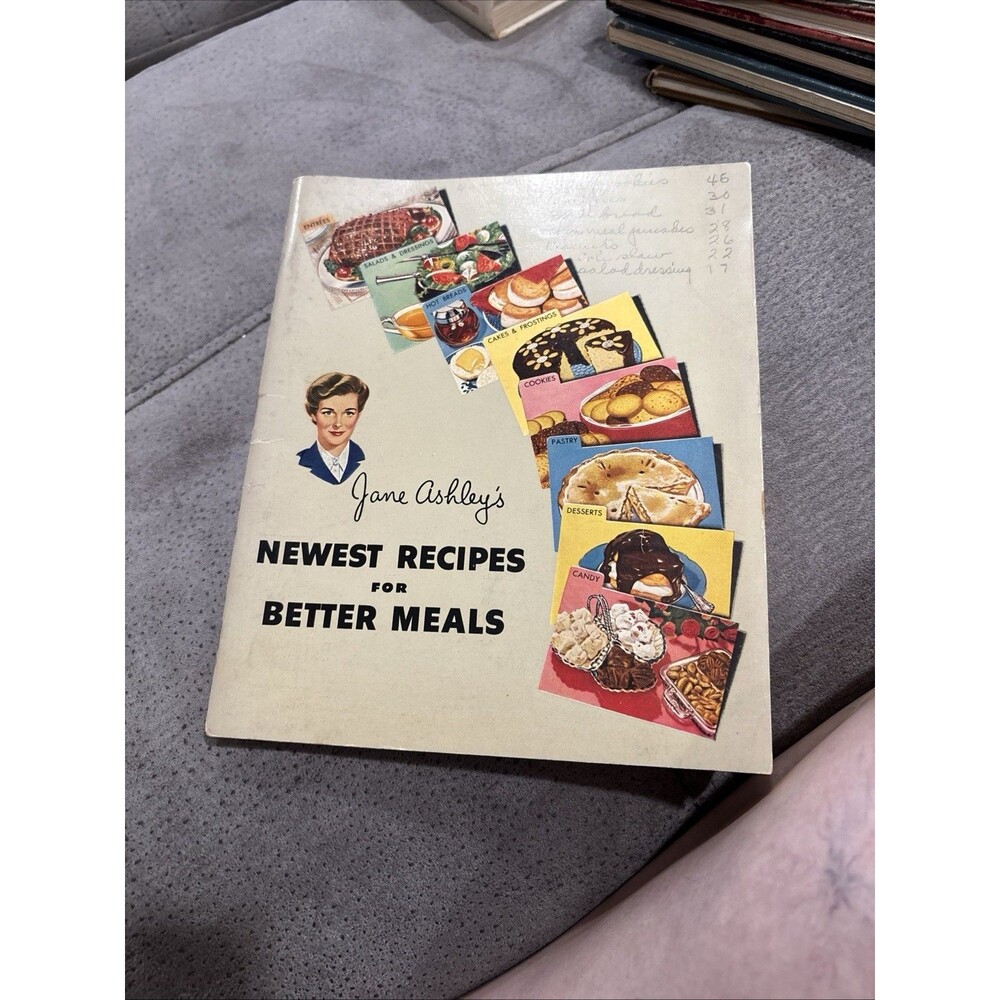 1952 Jane Ashley Recipes Karo Syrup Mazola Argo Corn Products Cookbook Cook VTG